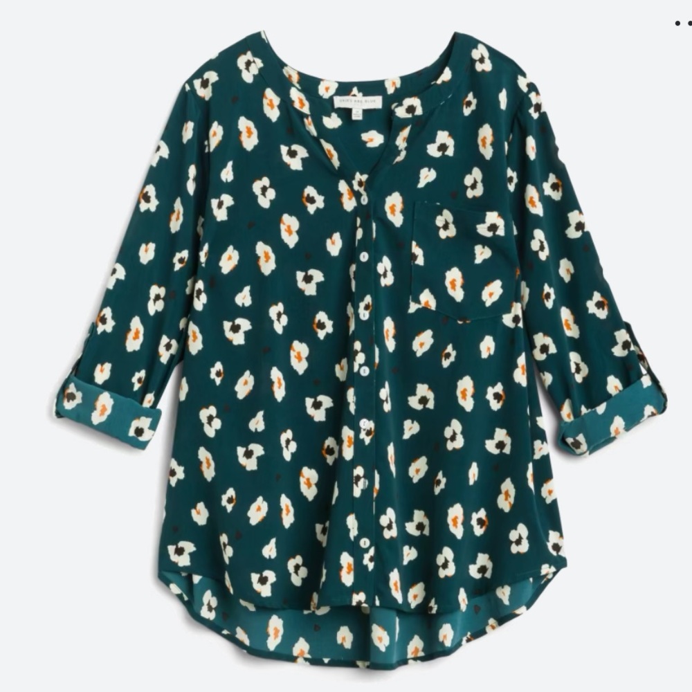 Rouce Button Down Blouse